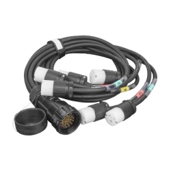 EPCOM PROAUDIO EPSOCEFO Tomacorriente TIPO SOCAPEX con DERIVACION A 6 tomas tipo Edison