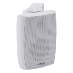 EPCOM PROAUDIO SF-774HW Altavoz de Pared de 2 vias | Woofer 4in + 1.5in | 2.5W - 20W | Para Sistemas 70/100V y 8 ohms | Material ABS | Rejilla y Bracket de Metal | Color Blanco