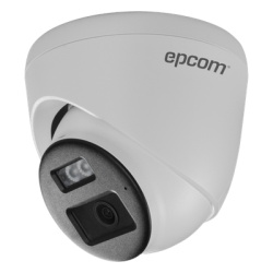 EPCOM PROFESSIONAL E4K-TURBO-EX [Audio Bidireccional + Dual Light + ColorVu] Bala TURBOHD 4K (8 Megapixel) / Lente 2.8 mm / 30 mts IR EXIR + 20 mts Luz Blanca / Microfono y Bocina Integrado / Exterior