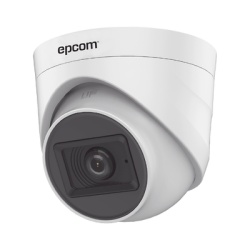 EPCOM PROFESSIONAL E8-TURBO-G2P/A AUDIO POR COAXITRON / Domo TURBOHD 2 Megapixel (1080p) / Gran Angular 106Â° / Lente 2.8 mm / 20 mts IR EXIR / Interior / 4 Tecnologias / dWDR
