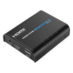 EPCOM TITANIUM TT373KVM4.0RX Receptor Compatible para Kits TT373KVM4.0 | Resolucion 1080P @ 60 Hz | Soporta STP y UTP CAT6 | Control IR | Compatible con Switch Gigabit para control KVM multiple.