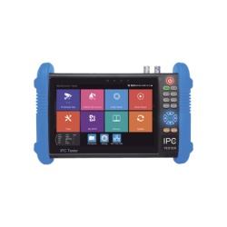 EPCOM TPTURBO8K Tester de Video Profesional | Pantalla 7"| Prueba IP/HD/Analogicas | TVI/CVI/AHD/CVBS | IP ONVIF | 4K/8K | H.264/H.265 | HDMI | PTZ | Scanner IP | TDR | Salidas 12V/24V/PoE | Activacio