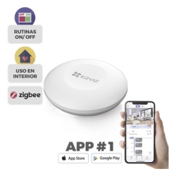 EZVIZ CS-T3C Boton de Emergencia Inalambrico / Compatible con Kit de Alarmas EZVIZ / Protocolo Zigbee
