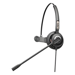 FANVIL HT201 Diadema monoaural con tecnologia antishock para telefonos IP FANVIL y Polycom con microfono de cancelacion de ruido larga durabilidad