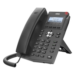 FANVIL X1SG Telefono IP empresarial para 2 lineas SIP con pantalla LCD Puertos Gigabit Codec Opus conferencia de 3 vias PoE.