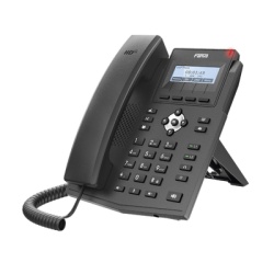 FANVIL X1SG Telefono IP empresarial para 2 lineas SIP con pantalla LCD Puertos Gigabit Codec Opus conferencia de 3 vias PoE.