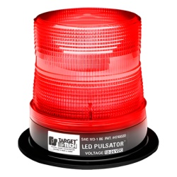 FEDERAL SIGNAL 212-650-04-SB Burbuja PULSATOR LED clase 2 color rojo montaje permanente
