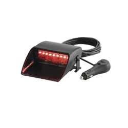 FEDERAL SIGNAL 329-102-RB Luz interior Viper S2 sencilla bicolor rojo/azul 12 LED 23 patrones incluye adaptador para encendedor