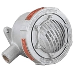 FEDERAL SIGNAL 41X-024-1 Bocina Vibrante a Prueba de Explosión / 120VAC, 240VAC, 24VDC / 100 dBA a 10 pies (3 m) / Ciclo 5 min / Montaje Tubería 3/4' o Superficie