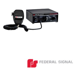 FEDERAL SIGNAL 690010 Sirena Compacta Serie PA-300 de 200 W de potencia ideal para Vehiculos Oficiales
