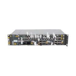 FIBERHOME AN5516-04-AC OLT Carrier Class Modular GPON 2 Ranuras Incluye 2 Tarjetas de Servicio de 16 puertos GPON (32 Modulos GPON C+ Incluidos) 1 Fuente de CA 2 UR Incluye Instalacion de software UNM