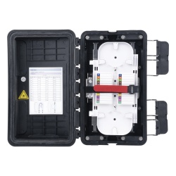 FIBERHOME FDP-420F Caja de Distribucion de Fibra Optica Hasta 96 Empalmes Exterior IP65 Color Negro