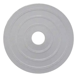 FIRE-LITE AP-P Placa adaptadora de plastico blanco para instalar detectores de calor serie 302 sobre cajas electricas de 4 pulgadas
