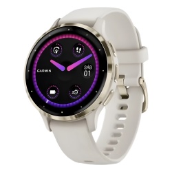 GARMIN 10-02785-04 Smartwatch Garmin Venu 3S / Pantalla AMOLED 1.2? (390 x 390) / Bateria Hasta 10 Dias / GPS + GLONASS + Galileo / Monitor de Frecuencia Cardiaca / Resistencia al Agua 5 ATM / Garmin