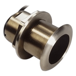 GARMIN 10-10982-21 Sonda de Frecuencia Dual 50/200 kHz / 600 W / Ancho de Haz 45°-12° / Profundidad Maxima 1200 ft / Cable 33 ft / Medicion de Profundidad y Temperatura / 8 Pines / Compatible con An