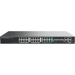 GRANDSTREAM GCC6021 Router Todo-en-Uno GCC6021 con PBX de 50 Extensiones + Firewall + VPN + Switch de 16 Puertos GbE + 4x SFP+ 10 GbE y 8x 2.5 GbE / Gestion en la Nube con GDMS
