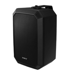 Hanwha Techwin Wisenet SPA-W100B Altavoz IP Para instalacion en pared Color Negro / Amplificador integrado 10W / PoE+ / Para integracion con sistema Hanwha / IP66 / SIP IPv4 HTTP DNS NTP TCP UDP ARP N