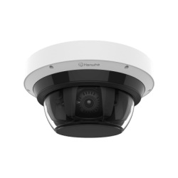 HANWHA VISION PNM-C32083RQZ Camara Multi sensor PTRZ 8MP x 4 CH con Inteligencia Artificial / Lente Motorizado 4.38 a 9.33 mm / WDR 120dB / Proteccion IP66 / IK10 / NEMA4X