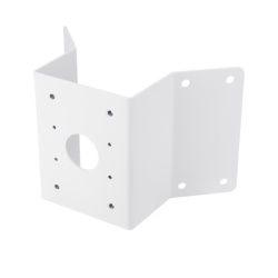 HANWHA VISION SBP-300KMW1 Adaptador de esquina compatible con montaje de pared SBP-300WM1 SBP-300WMW1 para domos fijos y PTZ Wisenet