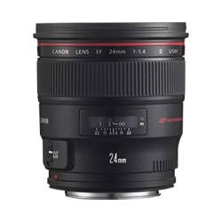 HANWHA VISION SLA-C-E24 Lente Canon 24mm f1.4 / 8K / Auto-Iris / compatible con Camara TNB-9000