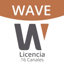 HANWHA VISION WAVE-PRO-16 Licencia de 16 Canales de Grabacion Wisenet Wave Profesional