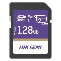 HIKSEMI by HIKVISION HS-SD-P10/128G/GUARDPRO Tarjeta SD GuardPro P10 / 128 GB / 100 MB/s Lectura / 90 MB/s Escritura / Clase 10 U3 V30 / 3D TLC NAND / Especializada Para Videovigilancia 24/7