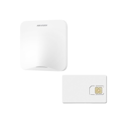 HIKVISION AXHOME-KIT-GSM-1Y Kit de Alarma Inalámbrico / 16 Zonas o Salidas / Wi-Fi / 3G/4G / 600 MB 1 Año / Alcance 1200 m (3937 ft) / P2P