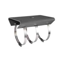 HIKVISION DS-1275ZJ-HWB/600MM Soporte de Montaje para Poste / Acero Galvanizado SUS304 / Diámetro 14 cm / Exterior / Color Blanco / 250 x 127 x 46 mm