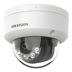 HIKVISION DS-2CD1183G2-LIU Cámara Domo IP / 8 Megapixel (4K) / Dual Light 30 m (98.4 ft) / Lente 2.8 mm / 113° / AcuSense Lite / IP67 / PoE