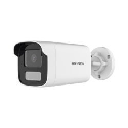HIKVISION DS-2CD1T83G2-LIU(F) [Dual Light] Bala IP 8 Megapixel (4K) / Lente 4 mm / 50 mts IR + 50 mts Luz Blanca / Microfono Integrado / ACUSENSE Lite / Exterior IP67 / H.265 / PoE / Micro SD