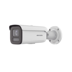 HIKVISION DS-2CD2647G2HT-LIZS [Dual Light + ColorVu] Bala IP 4 Megapixel / Lente 2.8 - 12 mm /60 mts IR + 60 mts Luz Blanca / WDR 130 dB / Exterior IP67 / Captura Facial / Videoanaliticos (Filtro de F