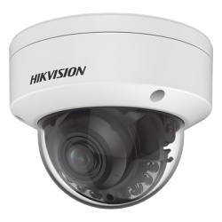 HIKVISION DS-2CD2747G2HT-LIZS Domo IP / 4 MP / Lente Varifocal 3.6-9 mm / IR 40 m (131 ft) + Luz Blanca 40 m (131 ft) / WDR 130 dB / IP67 / IK10 / AcuSense / MicroSD 512 GB / PoE