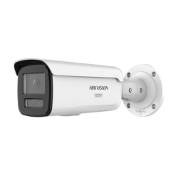 HIKVISION DS-2CD2T67G3-LIY [Dual Light + ColorVu 3.0 + HikAI] Bala IP 6 Megapixel / Lente 4 mm / 60 mts IR + Luz Blanca / Exterior IP67 / WDR 130 dB / ACUSENSE 3.0 / Metal / NEMA 4X / ACUSEEK