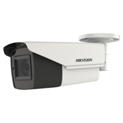 HIKVISION DS-2CE19U1T-AIT3ZF Bala TURBOHD 4K (8 Megapixeles) / Lente Mot. 2.7 a 13.5 mm / IR EXIR Inteligente 80 mts / Exterior IP67 / Soporta 12 Vcc & 24 VCA / dWDR