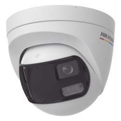 HIKVISION DS-2CE72KF3TP-DLS Cámara Turret TURBOHD / 3K 5 Megapixel / Visión 180° / Dual Light 40 m (131.2 ft) / Micrófono Integrado / IP67