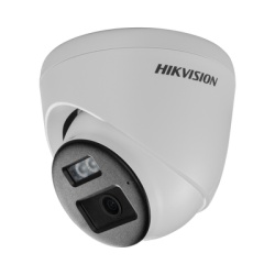 HIKVISION DS-2CE78D0T-LTS [Audio Bidireccional + Dual Light + ColorVu] Turret TURBOHD 2 Megapixel (1080p) / Lente 2.8 mm / 40 mts IR EXIR + 40 mts Luz Blanca / Microfono y Bocina Integrado / Exterior