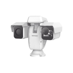 HIKVISION DS-2TD6267-100C4L/WY PTZ Punta de Poste IP Dual / Lente Termico 100 mm (640 X 512) / Lente Optico 56X Zoom (4 MP) / 800 mts IR Laser / 36 VCC / IP66 / Recubrimiento Anticorrosivo