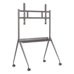 HIKVISION DS-D5ABKY2-S Soporte de Piso Móvil para Pantalla / 55" a 75" / VESA hasta 600 x 400 mm / Carga 85 kg / Estructura Metálica 20 kg
