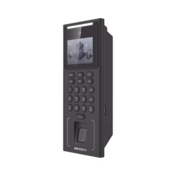 HIKVISION DS-K1T321EFWX-B Terminal Facial Min Moe WiFi con Bateria de Respaldo / Administrable por Smartphone o Nube / Acceso y Asistencia / 500 Rostros y Lector de Tarjetas PROX EM / 3 000 Huellas /