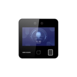HIKVISION DS-K1T343EFWX-B/S Terminal Min Moe WiFi / Touch de Reconocimiento Facial y Huella con Bateria de Respaldo Incluida / ASISTENCIA y Control de ACCESO / 1500 Rostros 3 000 Huellas y 3 000 tarje