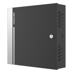 HIKVISION DS-K2811 Controlador de Acceso / 1 Puerta / 2 Lectores Wiegand o RS-485 / 10,000 Tarjetas / 50,000 Eventos / Gabinete Metálico con Fuente 12Vcc/8A / Batería de Respaldo / TCP/IP / -20°C a 65°C