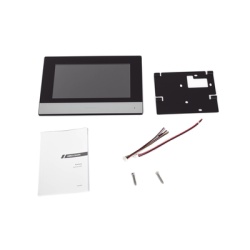 HIKVISION DS-KH6320-WTE1 Monitor IP WiFi Touch Screen / Pantalla 7" / Resolución 1024 x 600 / Wi-Fi 2.4 GHz / Ethernet 10/100 Mbps / PoE Estándar / Audio Bidireccional / Integración 16 Cámaras IP 2 MP - Img 5