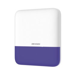 HIKVISION DS-PS1-E-WB/B Sirena Inalámbrica con Estrobo / Exterior IP65 / 110 dB / Batería 3 Años / AES-128 / 433 MHz