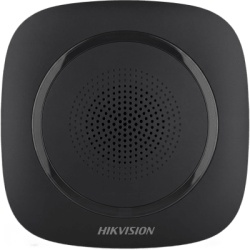 HIKVISION DS-PS1-I-WB(B)/BLACK Sirena Inalámbrica Interior / 110 dB / Estrobo Azul / 433 MHz / AES-128 / 3 Tipos de Alarma