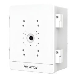 HIKVISION DS-SBOX-01 Caja de Seguridad para Videovigilancia / IP66 / IK10 / Carga 8 kg (17.64 lb.) / Temperatura -40°C a 60°C (-40°F a 140°F) / Montaje Poste o Pared