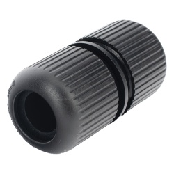 HIKVISION DSPLUGEXT Protector Exterior IP68 / Conector Plug 12 Vcc / Cámaras Turbo HD / Polvo y Agua / Negro