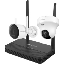 HIKVISION NKS4223WBTH Kit IP Inalámbrico / NVS 4 Canales / 2 Cámaras Wi-Fi 2 Megapixel / Dual Light 30 m (98.4 ft) / Audio Bidireccional / Lente 2.8 mm 97°