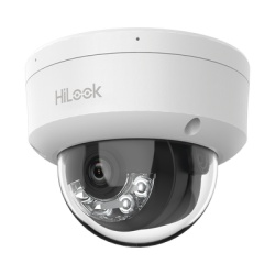 HiLook by HIKVISION IPC-D140HA-LUC [Dual Light] HiLook Series / Domo IP de 4 Megapixel / Uso en interior / Lente 2.8 mm / 20 mts IR + 20 mts Luz Blanca / Microfono Integrado / ACUSENSE Lite / PoE / dW
