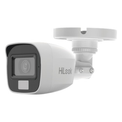 HiLook by HIKVISION THC-B127-LMS [Dual Light + ColorVu] Bala TURBOHD 2 megapixel / 20 mts IR + 20 mts luz blanca / Lente 2.8 (100Â° de Vision) / Exterior IP66 / Audio por Coaxitron / TVI-AHD-CVI-CVBS