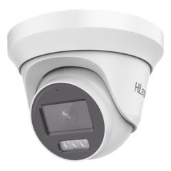 HiLook by HIKVISION THC-T257-LTS [Audio Bidireccional + Dual Light + ColorVu] Turret TURBOHD 3K / 5 Megapixel / Lente 2.8 mm / 40 mts IR EXIR + 40 mts Luz Blanca / Microfono y Bocina Integrado / Exter